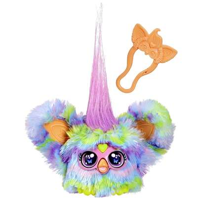 FURBY Furblets Swee-Dee Spring Mini Friend, Easter Chick Themed, Electronic Plush Toys For Girls & Boys, Multicolor, Speaks Furbish & Plays Music, Back To School Gifts, Ages 6+