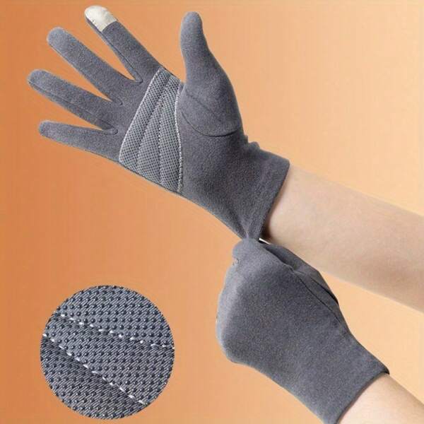 2pcs Women'S Thermal Winter Gloves - Coldproof Anti-Slip Grip, Touchscreen Compatible, All-Season Motorcycle, Driving, Cycling, Smartphone Use - Durable Cold Weather Gloves For Smartphone Users, Motorcycle Riding Gear, Snug Fit Design, Reinforced Stitching, Outdoor Enthusiasts, Winter Gloves For Women