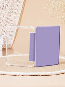 Purple Solid Protective Case, Compatible With 6-Inch Kindle 11th Gen (2022 & 2024 Release) / Kindle Paperwhite 12th Gen (2024 Release) - Ultra-Thin Transparent TPU Back Cover With Auto Wake/Sleep, Suitable For Kindle Paperwhite 12th Gen (2024 Release), Compatible With IPad 10th Gen, Compatible With IPad (A16) 11th Gen 11-Inch (2025 Release), Customizable - Suitable For Daily Use And Holiday Gifts - Purple - View 6