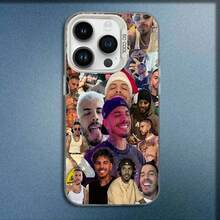 Funda de Teléfono Compatible con 17,16,15,14,13,12,11,Pro,E,MAX del Álbum de Singer R-Rauw Alehandro, Cubierta Blanca Mate a Prueba de Golpes - z3 - Ver 9