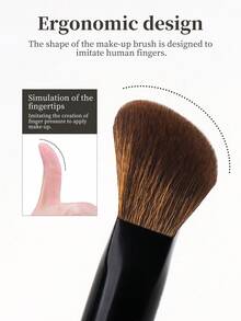 MAANGE 12pcs Professional Dual-Ended Makeup Brush Set, Including Angled Foundation Brush, Contour Brush, Blush Brush, Powder Brush, Eyeshadow Brush, Eyeliner Brush, Eyebrow Brush, Concealer Brush, Highlighter Brush And Blending Brush, Soft Bristles, Portable Travel Set, Gift For Women And Girls