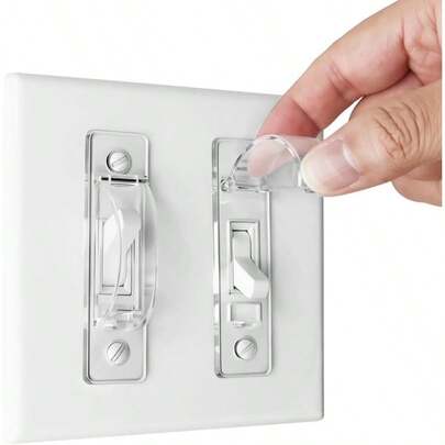 Light Switch Cover Child Proof Light Switch Guard Protects Your Lights From Being Accidentally Turned On Or Off By And Adults Clear 1 Pack