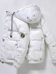 New Men Down Coat Shiny Surface Wash Free Winter Warm Jacket Couple Style Fashion Outerwear Lightweight Puffer Coat For Men And Women Waterproof Windproof Thermal Insulated Hooded Parka