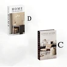 3 قطع كتب زخرفية مزيفة بطراز قديم، دعامة لرف الكتب، المقهى، الفندق، التصوير الفوتوغرافي، الأفلام/الفيديو - متعدد الألوان - مشاهدة 8