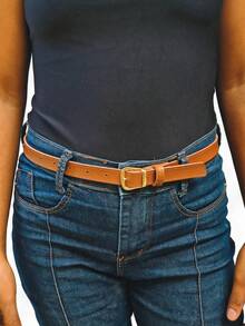 Elegant Women's Belt KIT 5-4-3 - 套件 5 - 黑色,焦糖色,米色,棕色,白色 - 查看 2