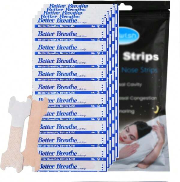 100Pcs Extra Strength Nose Breathing - L -(19 * 66mm) (100)