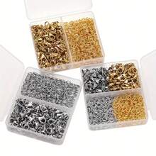 150pcs/Set 50pcs Lobster Clasps 100pcs Jump Rings Jewelry Making Kit, For Necklace Earring Bracelet Jewelry Crafting