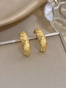 Elegant Star And Moon Sun Earrings Bracelet For Women Luxury Zirconia Golden Bangle Bracelet Stainless Steel Bracelet For Halloween Christmas Party Jewelry Sets Gifts