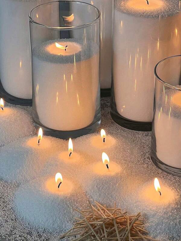 2lb/907g Pearled Candle Sand Wax,Refillable Beaded Wax Sand For Candle Making, Candle Wick, Ice Flower Wax, DIY Pearled Candle Reusable Candle Making, DIY Gifts, Candles Home Decoration, Weddning Decor