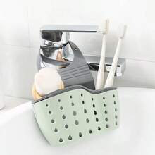 Kitchen Sink Shelf Soap Sponge Drain Rack Holder Double Decker Hanging Basket Storage Suction Cup Kitchen Organizer Sink Accessories Wash Dropshipping - Multicolor - View 8