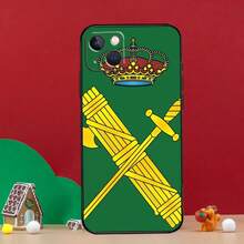 Civil Guard Spanish Flag Phone Case Cover Compatible With  16e 11 12 13 14 15 16 Pro Max Mini XS X XR 15 16 Plus Cover Shell, Cover Compatible With  17 Case,  17 Pro Case,  17 Pro Max Case