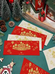 10/6/3 phong bì quà tặng, phong bì đựng tiền mặt/tiền mặt, phong bì đựng tiền thiết kế bằng lá vàng cho tiệc/ngày lễ/năm mới/gia đình/bạn bè, phong bao lì xì, thích hợp để trang trí Tết Nguyên đán, tặng phong bì đỏ và đồ sưu tầm độc đáo, phong bì đỏ đựng tiền mặt ngày lễ, quà tặng, quà tặng nhỏ - trang trí tiệc và nhà cửa - tương thích với hầu hết các khe thư tiêu chuẩn, thiết kế phong bì ngày lễ, đồ họa ngày lễ tinh tế, in chất lượng cao - Nhiều màu - Xem 5