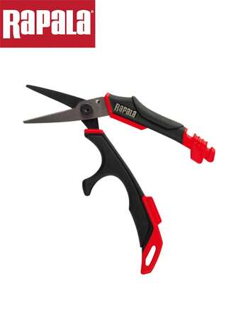 RAPALA RCD Series Fishing Line Scissors, RCDPLS, 13cm, Spring-Loaded, Easy Cutting, Essential For Fishing