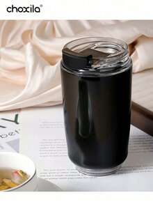 choxila 1 buah Mug Kopi Berinsulasi Stainless Steel 350ml, Dapat Digunakan untuk Minuman Panas dan Dingin, Mug untuk Pasangan, Cocok untuk Rumah, Kedai Kopi, Mobil, Portabel, Cocok untuk Penggunaan di Kelas/Luar Ruangan, Perlengkapan Penting Musim Dingin - Cangkir - View 14