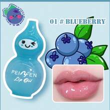 1 pieza Brillo de labios con iluminador, tratamiento labial hidratante y nutritivo, elimina la piel muerta y suaviza las líneas de los labios, para unos labios voluminosos y hermosos