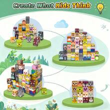 300 PCS Magnetic Blocks - Magnet Toys For Kids, Magnetic Building Blocks Cubes, Stacking Magnets, School STEM Toys Birthday Gifts For Boys And Girls Age 3+ Years Old