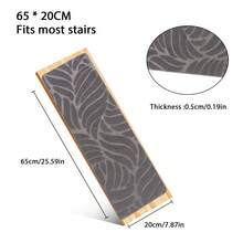 15PCS Stair Tread Pads Anti-slip Carpet Stair Treads Mats Self 20x65cm Reused Step Protectors Cover Mat for Elders Pets Stair Carpet Tiles - Dunkelgrau - Übersicht 4