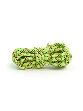 1 Pair Green Rhombus Pattern Polyester Woven Shoelaces, Suitable For Sports Shoes, Sneakers, Casual Shoes