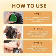 Cypress Leaf & Asman Herb Shampoo Soap, Enriched With Ginseng, Cypress Leaf, And Herbal Extracts, Gently Cleanses, Moisturizes, Controls Oil, Refreshes, And Is Non-Greasy. Suitable For All Hair Types. Christmas Gift Box, Suitable Wedding Gift. - 綠色 - 查看 7