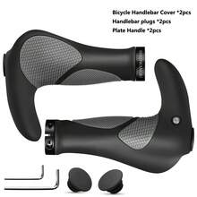 مقابض مقود دراجة جبلية من شركة SHIZIWANGRI، أغطية مقود دراجة جبلية مطاطية، مقابض مقود دراجة مانعة للانزلاق ومريحة وقابلة للقفل، إكسسوارات الدراجة - A - مشاهدة 12