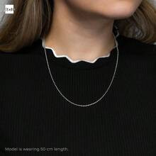 925 Sterling Silver 2 Mm Ball Chain Necklace