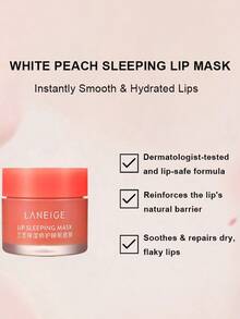 Laneige 唇部睡眠面膜 滋养保湿，令双唇柔嫩光滑，20克/0.7盎司。 - 桃色 - 查看 3