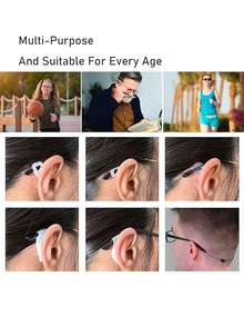 31-Piece Comfort Silicone Anti-Slip Eyewear Frame & Behind-Ear Grip Set | Universal For Fashion Glasses/Readers/Sports Glasses - ZH-62 - View 5