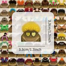 Pegatinas feas y lindas, paquete de expresión abstracta de escultura dea con costras, pegatinas para amigos, con adhesivo en la parte posterior que se puede desprender en cualquier momento, se pueden personalizar en estaciones de trabajo, cuadernos, fundas de teléfonos móviles, pegatinas para maletas, etc.