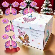 Panpan Set, Surprise Flying Butterfly Explosion Gift Box, Surprise Flying Butterfly Box Suitable For Father's Day And Mother's Day, Graduation Ceremonies,, Holidays, Any Occasion