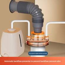 Desagüe de fregadero 3 en 1, desagüe de lavavajillas, tapón de sellado de filtro de agua, divisor anti-olores