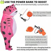 Inflatable Frog Costumes For Adults, Cute Animal Costumes And Fun Inflatable Costumes For Role Play For Men And Women - For Christmas Parties, Cosplay In Everyday Life And More. - Rosa - Visualizzare 3