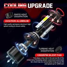 CHUSYYRAY Fit For  Corolla Led Headlights,2008 2009 2010 Combo Led Headlight Kits High Low Beam, 300% Brightness, 4-Pack - 9005+9006 - View 5