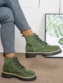 Tênis Femininos | Sapatos Casuais de Cano Baixo com Cadarço e Estampas Florais Vibrantes | Solado de Borracha Confortável | Adequado para Todas as Estações | Especialmente Adequado para Uso Casual e Calçados de Lazer | Tênis com Estampa Floral | Calçados Esportivos com Sola de Borracha - Verde de Exercício - Ver 5