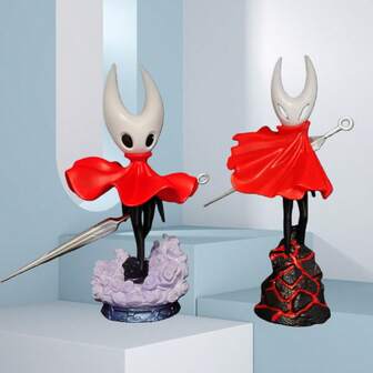 大黄蜂、空洞骑士、丝绸之歌、可动人偶、桌面装饰、动漫人物收藏品 - PVC 雕像小雕像、游戏周边商品、耐用雕刻装饰、收藏家和装饰的理想之选、优质人偶、卡通动漫电脑/汽车配件、节日和生日礼物、送给朋友、兄弟姐妹、同学的礼物