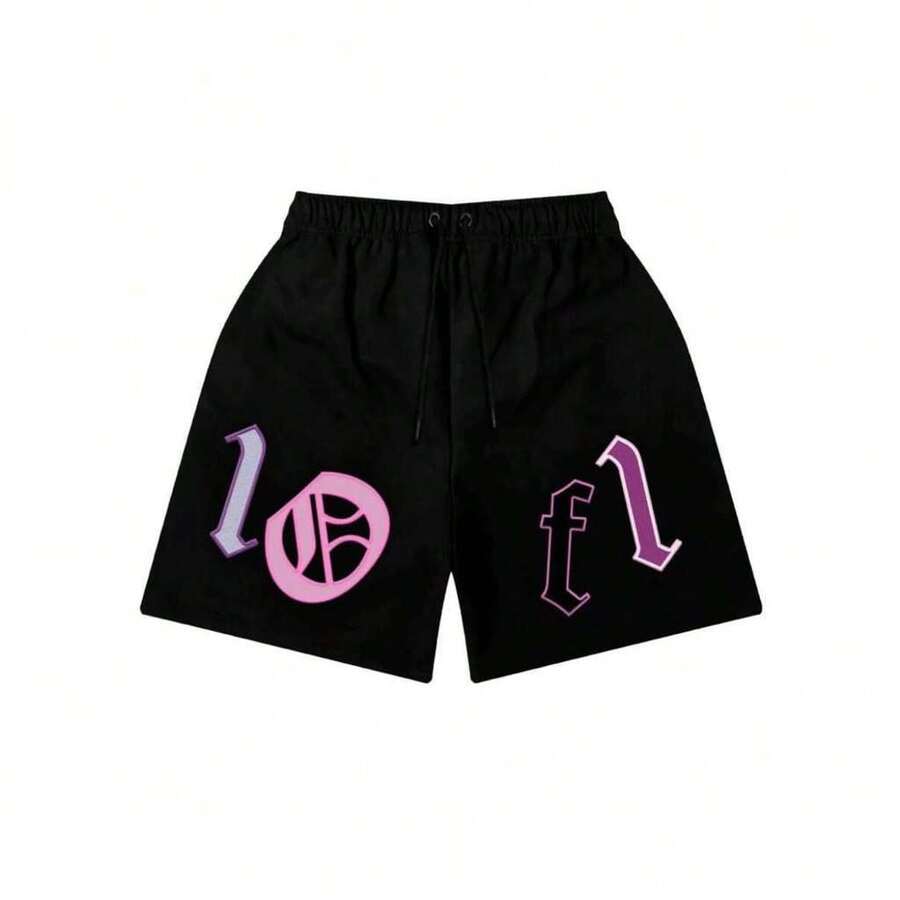 Bermuda Sweatpants 1of1 Streetwear 100% Cotton Shorts Men Women Unisex - 黑色 - 查看 1