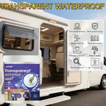 500ml Transparent Waterproof Glue, Bathroom Waterproof Leak Repair Coating, Roof & Exterior Wall Sealant, Non-Destructive Leak Sealing Agent, Penetrating Adhesive