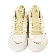 Adidas 男女通用高帮休闲舒适多功能运动鞋 IH2172 - 白/淺黃/淺棕 - 查看 3