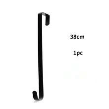 1 pezzo Supporto per ghirlanda per porta d'ingresso, gancio per ghirlanda da appendere sopra la porta, decorazioni per Ognissanti, gancio per ghirlanda per appendere decorazioni natalizie, pasquali, autunnali, cartello di benvenuto, decorazioni natalizie, decorazioni per la stanza in inverno