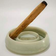 Palo Santo Holder, 4 Incense Holder Sticks, Handmade Palo Santo, Incense (White) - Green - View 6