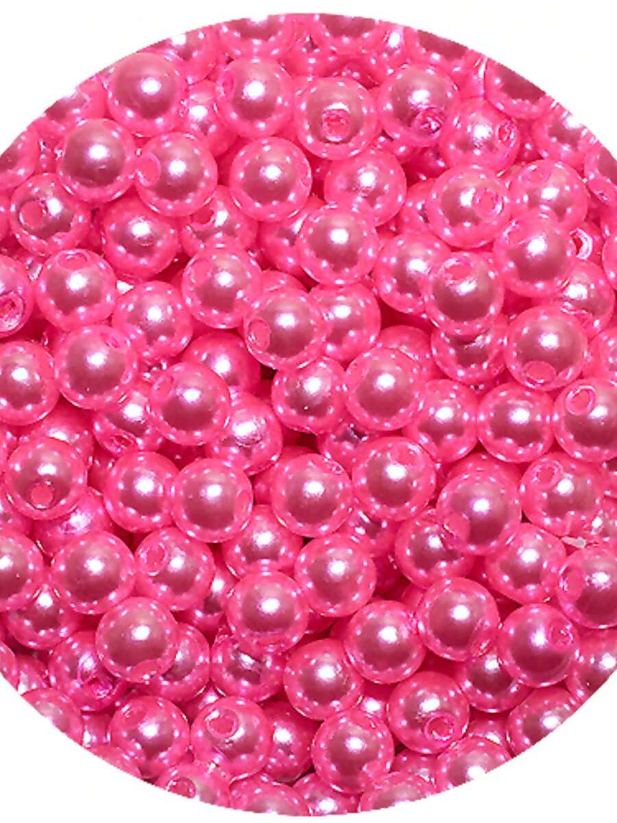 10mm ABS Pearl With Through Hole 125 Units - Crafts - 粉色 - 查看 1