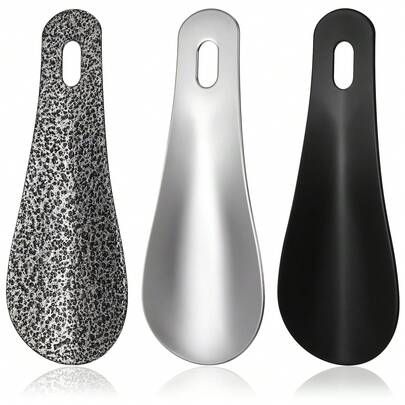 1/3pcs Mixed Small 10cm 3 Mini Metal Shoe Horn Short Travel Shoe Horn Stainless Steel Shoe Horn For Tightening Your Shoes For Men Women And Seniors On The Go Camping (Vintage), Shoe Horn For Sneakers, Shoe Horns For Sneakers