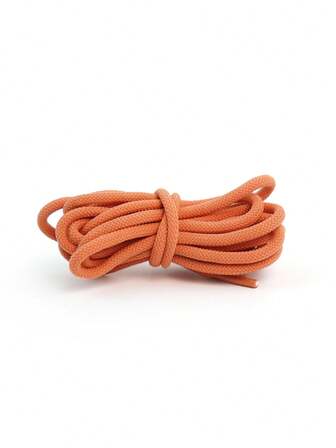 1 par orange mjuka halkfria skosnören, lämpliga för sneakers, grova sneakers, vardagsskor