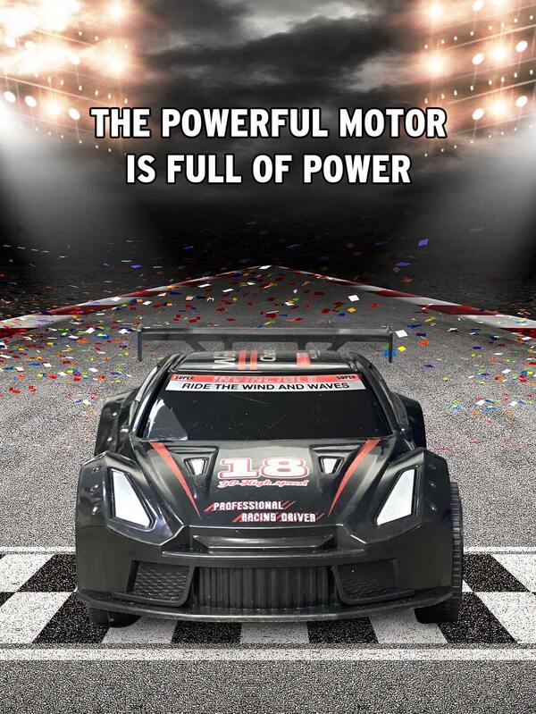 Kids' Funny 2-Channel Remote Control Car Toy, Realistic Racing Car For Indoor/Outdoor, Wireless Remote Control