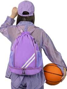 SEYATULLH Mochila multifuncional para mujer, mochila de viaje para gimnasio, yoga, running, al aire libre, casual, con cordón, bolso de hombro, bolso deportivo para deportes, fitness, ejercicio, gran capacidad, bolso de viaje para vacaciones para mujeres y hombres, bolso de gimnasio duradero, bolso de yoga