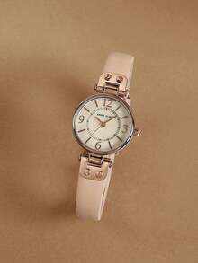 Anne Klein Đồng hồ nữ kim thạch anh, dây da, 10/9442 - Hồng - Xem 6