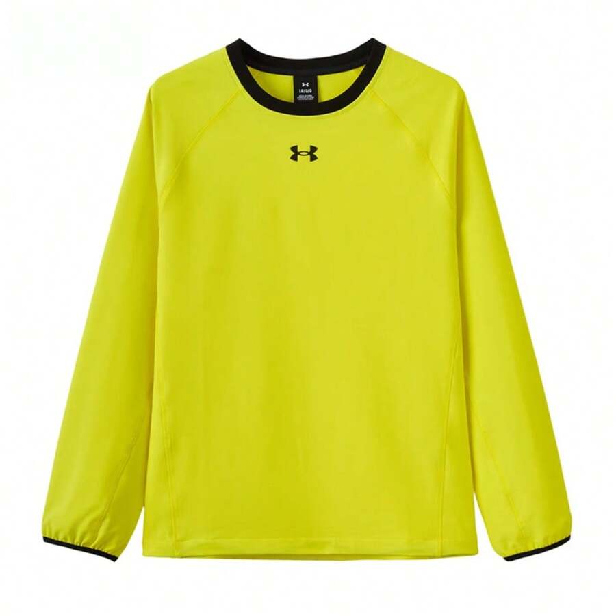 Under Armour Unisex Sports Round Neck Fitness Casual Pullover Sweatshirt - Yellow - View 1