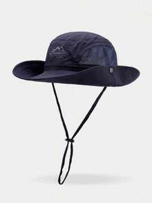 1 pieza Sombrero unisex de protección solar transpirable, diseño de sombrero de cubo con ala ajustable, adecuado para senderismo, pesca y actividades al aire libre - Multicolor - Ver 2
