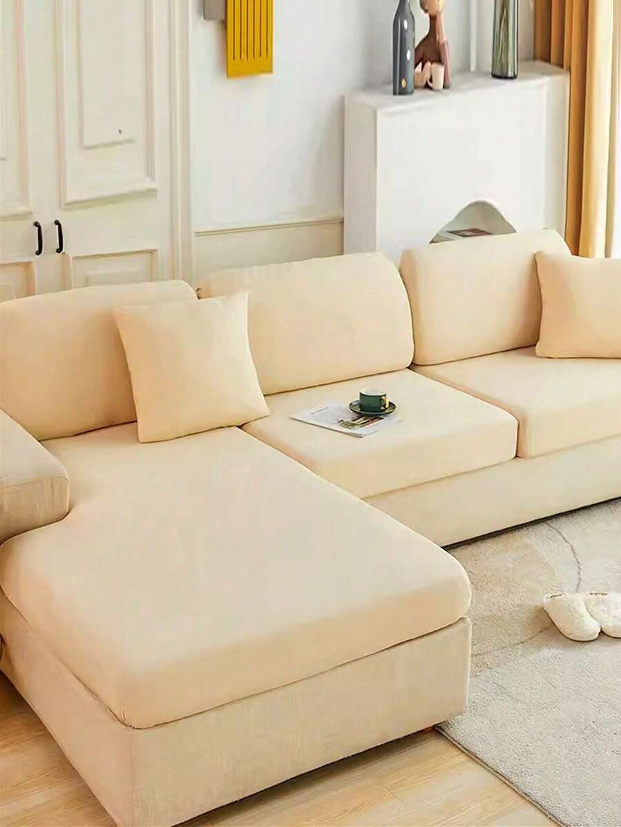 1/2/3/4 buah Sarung Bantal Sofa Sutra Susu, Elastisitas Tinggi, Tahan Debu, Perlindungan UV, Anti Gores, Cocok Untuk Ruang Tamu, Kamar Tidur, Hotel Dan Dekorasi Rumah Lainnya