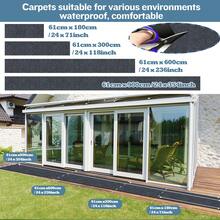 Garage Floor Mat, Oil Spill Mat Under Car, Waterproof Backing Absorbent Pad Protects Floor, Durable, Reusable, Dark Grey, Oversize Garage Floor Paking Mats For Under Car, Garage Flooring Carpets, Absorbent Oil Garage Parking Mat, Non-Slip Waterproof Mats, Original Garage Floor Mat, (17' X 7'4"), (Includes Double Sided Tape) - Dark Grey - View 4