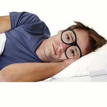 Funny 3D Open-Eye Sleep Mask - Perfect For Home, Holiday & Christmas Gifts, Polyester With Secure Buckle Closure, Creative, Three-Dimensional,Sleep Mask,3D Eye Mask,Eye Cover,Blindfold,For Sleep,For Nap,For Travel,For Flight,For College Dorm,For School,3D Contoured,Blockout Light,Rejuvenate Tired Eyes,Cooling Eye,Perfect For Stress Relief,Upgrade Your Sleep Quality - Multicolor - View 7